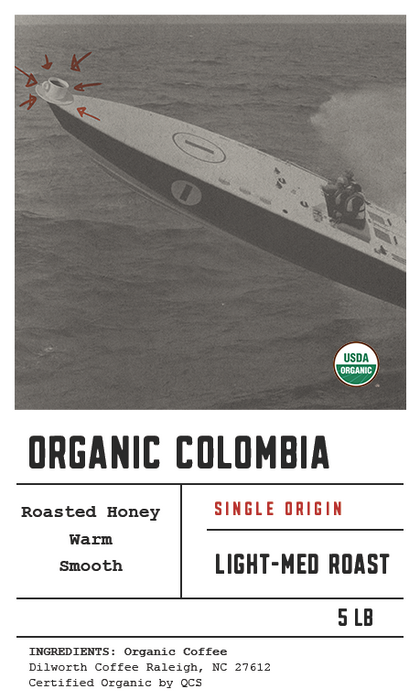 Dilworth Coffee Organic Colombia 5lb Bulk Bag