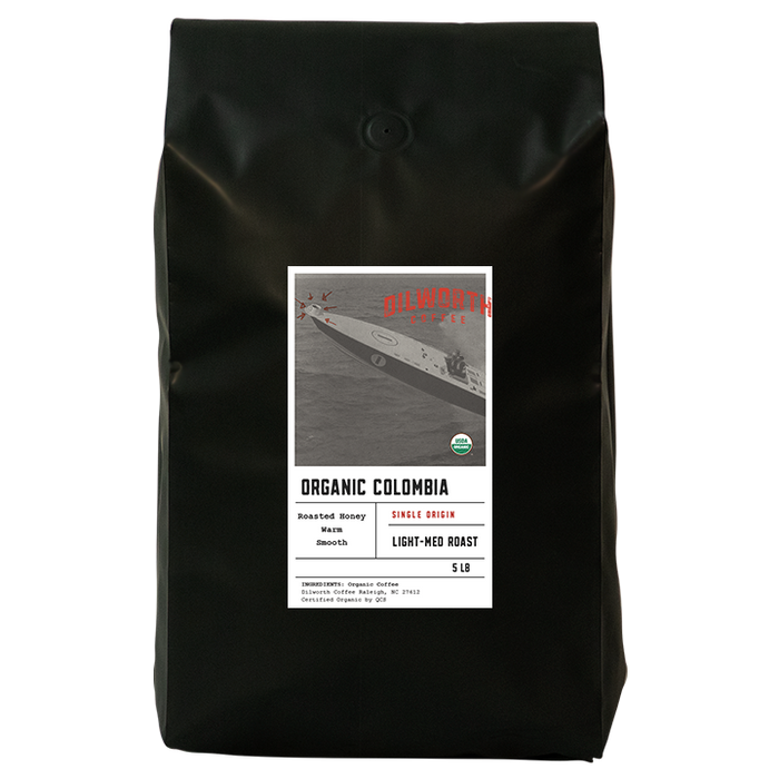 Dilworth Coffee Organic Colombia 5lb Bulk Bag