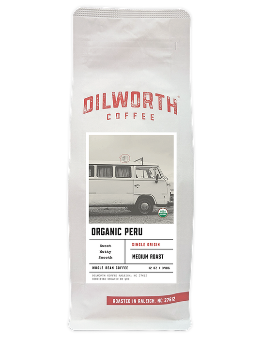 Dilworth Coffee Organic Peru 12oz Bag