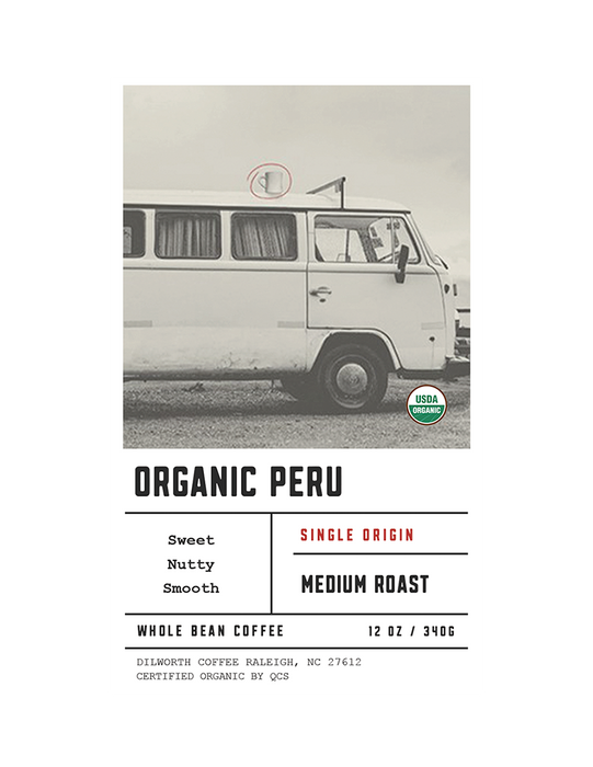 Dilworth Coffee Organic Peru 12oz Bag