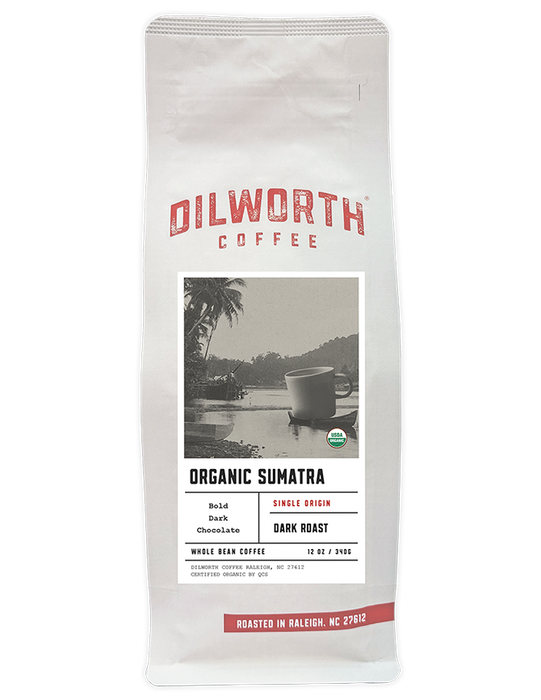 Dilworth Coffee Organic Sumatra 12oz Bag