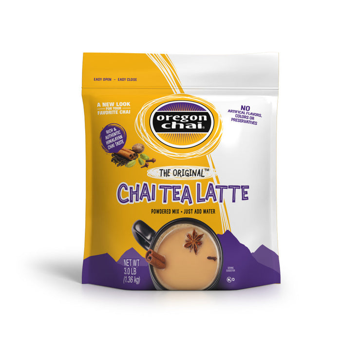 Oregon Chai Original Chai Tea Latte Dry Mix 3lb Bag