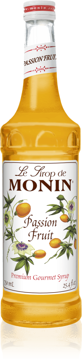 Monin Passion Fruit Flavoring Syrup 750mL Glass Bottle