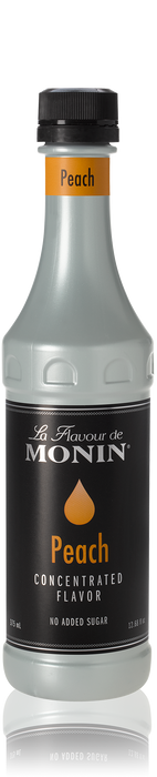 Monin Peach Concentrated Flavor 375mL Bottle