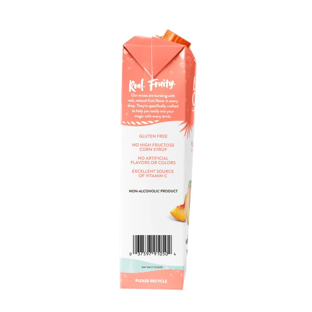 Island Oasis Peach Fruit Puree Beverage Mix 1L carton - Dilworth