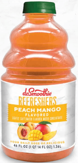 Dr. Smoothie Peach Mango Refreshers 46oz Bottle