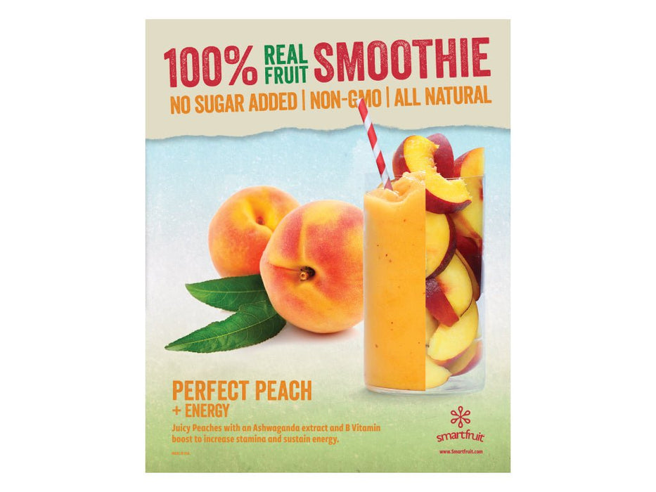 Smartfruit Perfect Peach Fruit Smoothie Concentrate 48oz Bottle