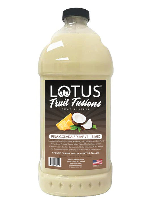 Lotus Energy Pina Colada Fruit Fusions Concentrates 64oz Bottle