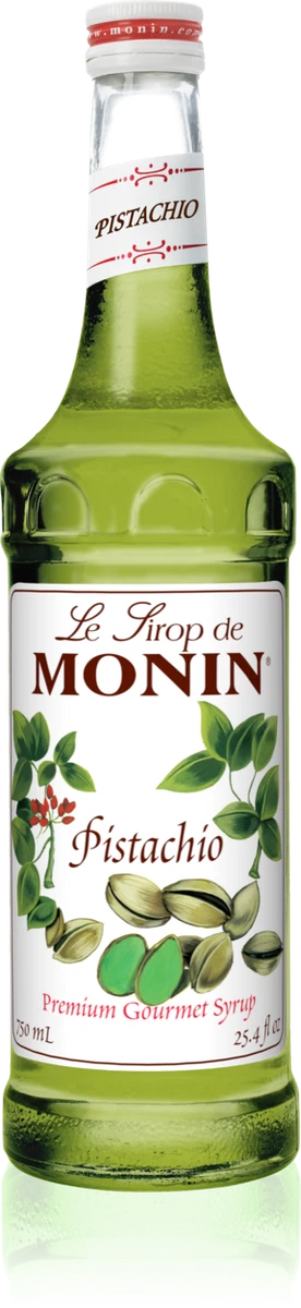 Monin Pistachio Flavoring Syrup 1L Plastic Bottle