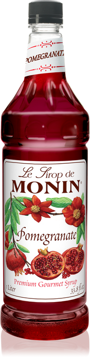 Monin Pomegranate Flavoring Syrup 1L Plastic Bottle