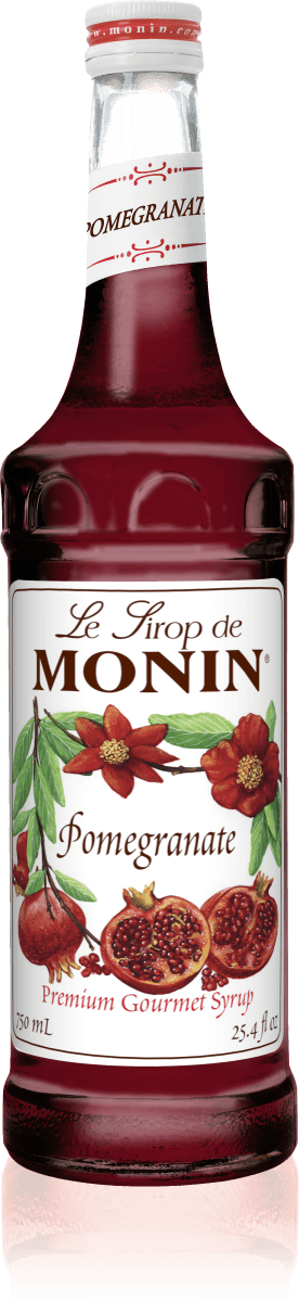 Monin Pomegranate Flavoring Syrup 750mL Glass Bottle