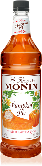 Monin Pumpkin Pie Flavoring Syrup 1L Plastic Bottle