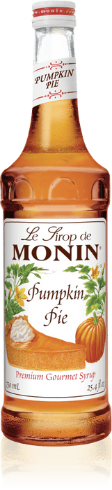 Monin Pumpkin Pie Flavoring Syrup 750mL Glass Bottle