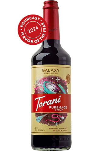 Torani Puremade Galaxy Flavoring Syrup 750mL Glass Bottle
