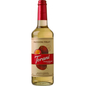 Torani Puremade Passion Fruit Flavoring Syrup 750mL Glass Bottle