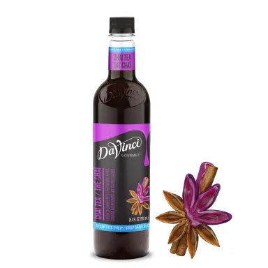 Davinci Sugar Free Chai Tea 7:1 Concentrate 4 - 750mL Plastic Bottles (CASE)