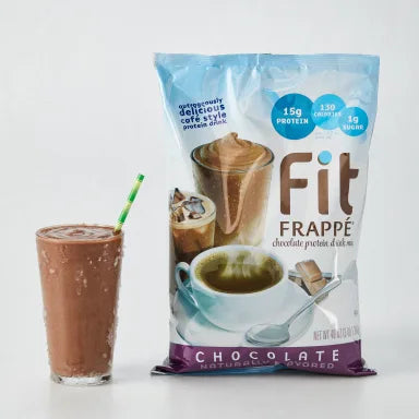 Big Train Fit Frappe Chocolate Protein Drink Mix 4 - 3lb Bags (CASE)