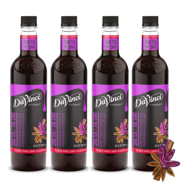 Davinci Chai Tea 7:1 Concentrate 4 - 750mL Plastic Bottles (CASE)