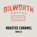 Dilworth Coffee Roasted Caramel Vanilla Airpot / Jar / Bin Label