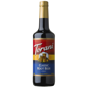 Torani Root beer Flavoring Syrup 750mL Glass Bottle