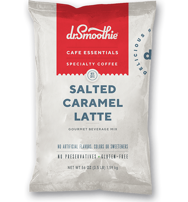 Dr. Smoothie - Caffe Essentials Salted Caramel Latte 3.5lb Bag