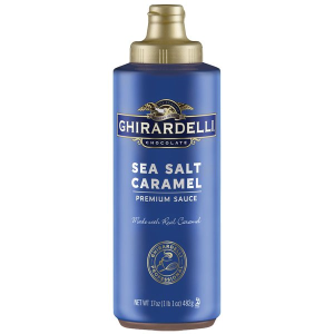 Ghirardelli Chocolate Sea Salt Caramel Flavoring Sauce 17oz Bottle