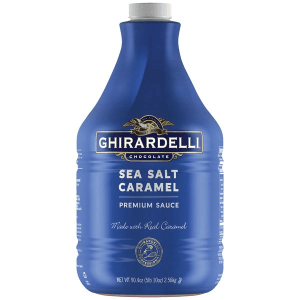 Ghirardelli Chocolate Sea Salt Caramel Flavoring Sauce 64oz Bottle