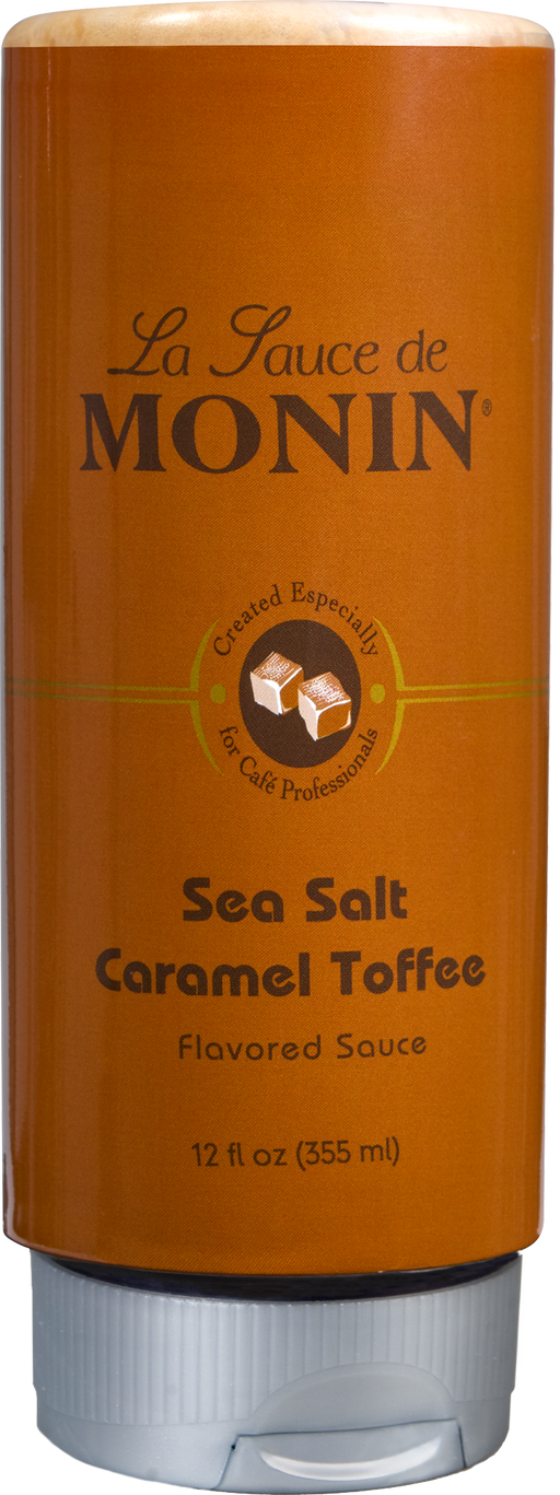 Monin Sea Salt Caramel Toffee Flavoring Sauce 12oz Bottle