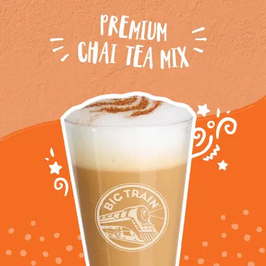 Big Train Spiced Chai Tea Latte Beverage Mix 6 - 1.9lb Cans (CASE)