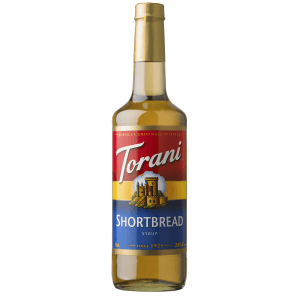 Torani Shortbread Flavoring Syrup 750mL Glass Bottle