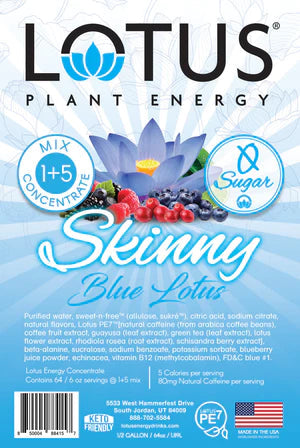 Lotus Energy Skinny Blue Concentrates 64oz Bottle