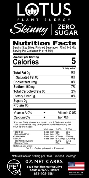 Lotus Energy Skinny Blue Concentrates 64oz Bottle