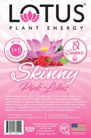 Lotus Energy Skinny Pink Concentrates 64oz Bottle
