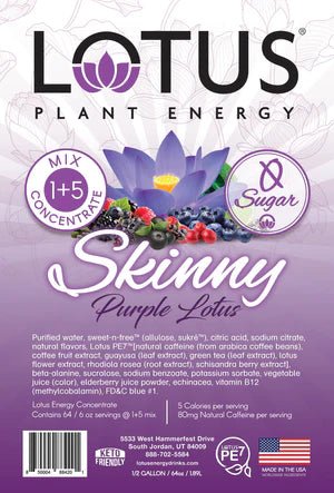 Lotus Energy Skinny Purple Concentrates 64oz Bottle