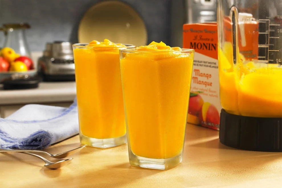 Monin Mango Fruit Smoothie Mix 6 - 46oz Cartons (CASE)