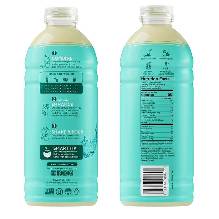 Smartfruit Restart Refresher / Lemonade 6 - 48oz Bottles (CASE)