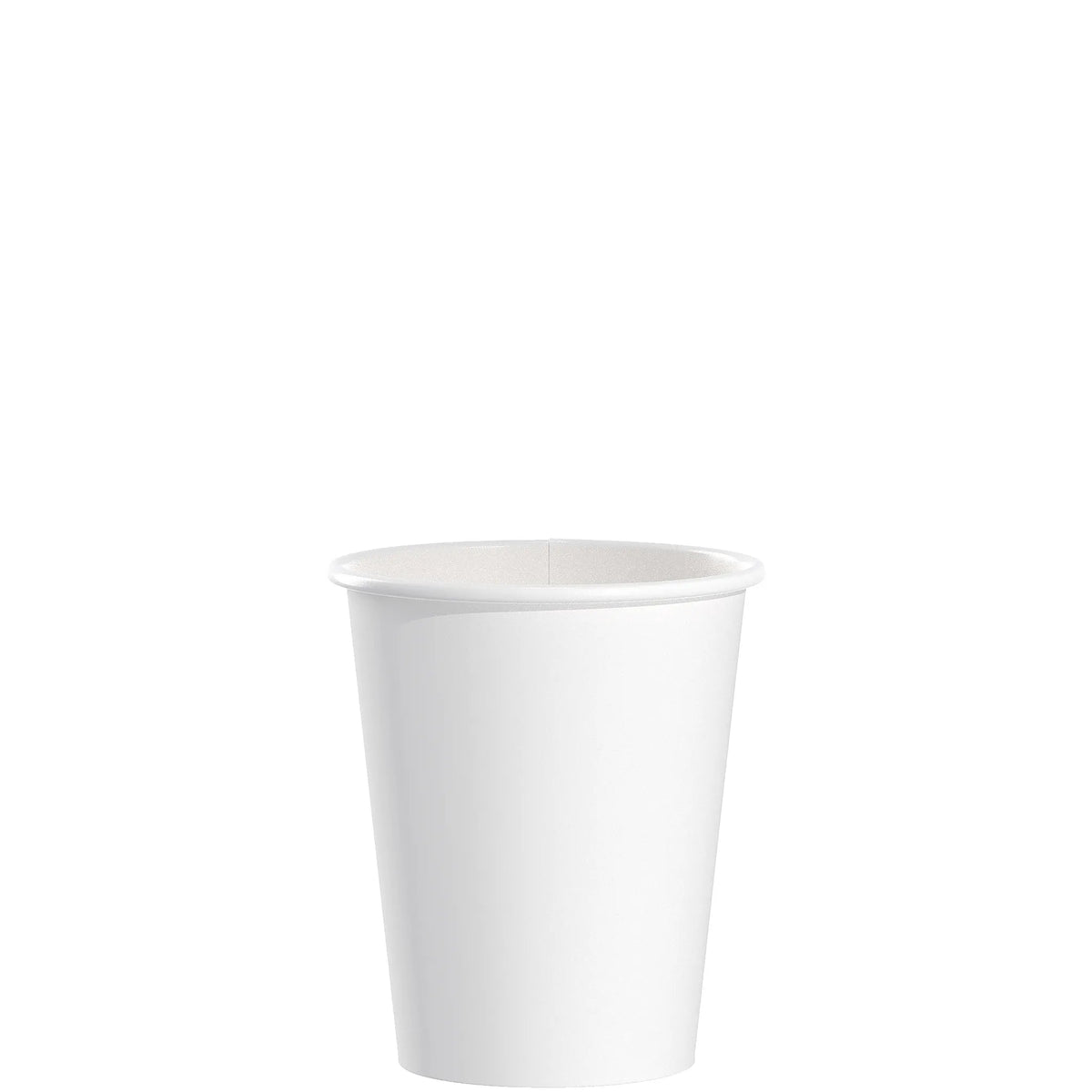 Solo White Poly Paper 10oz Hot Cup 510W-2050 1000ct - Dilworth Coffee