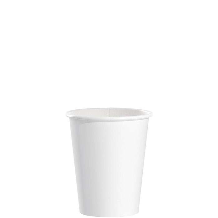 Solo White Poly Paper 10oz Hot Cup 510W-2050 1000ct