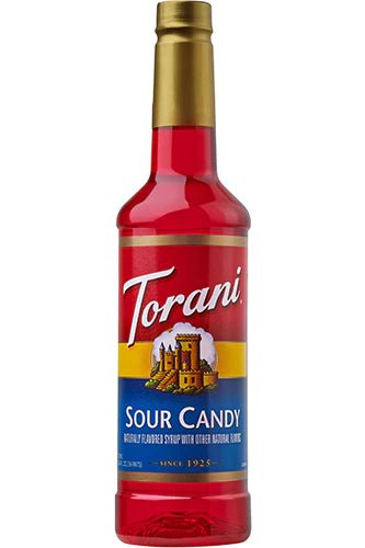 Torani Sour Candy Flavoring Syrup 750mL Plastic Bottle