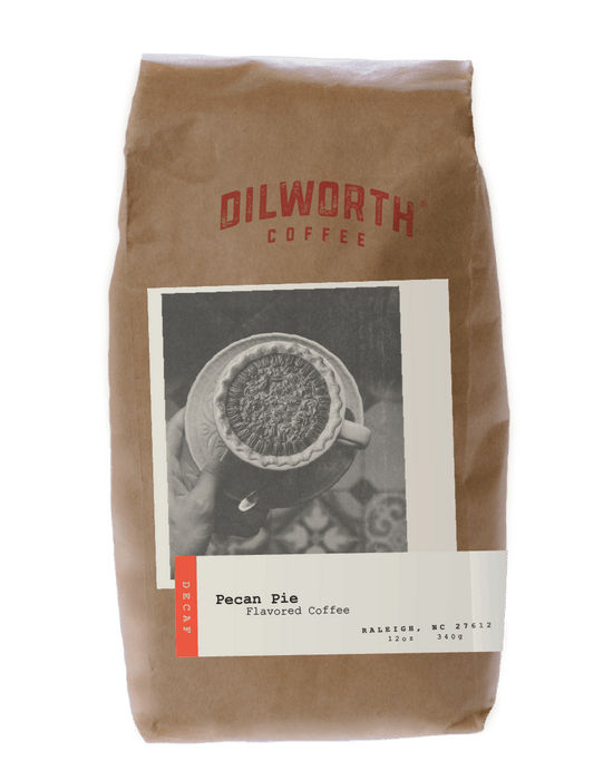 Dilworth Coffee Southern Pecan Decaf 12oz Bag