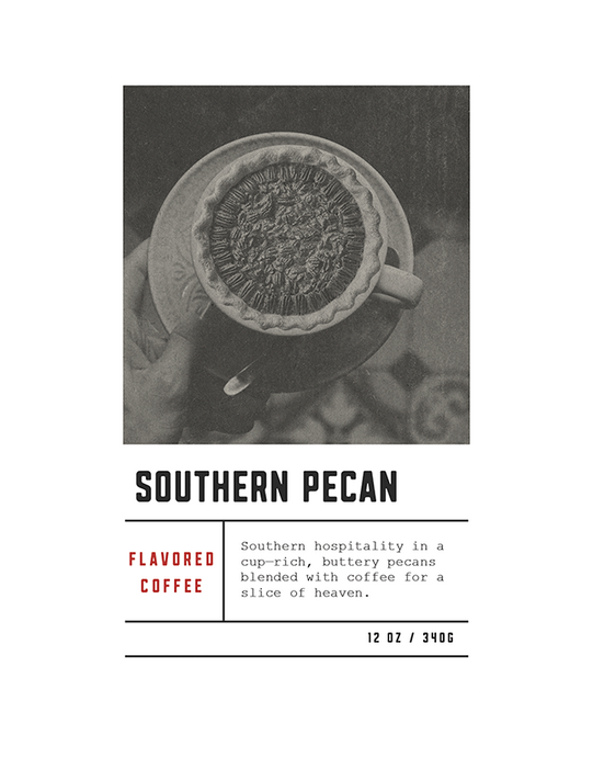 Dilworth Coffee Southern Pecan Flavored Coffee 12oz Bag