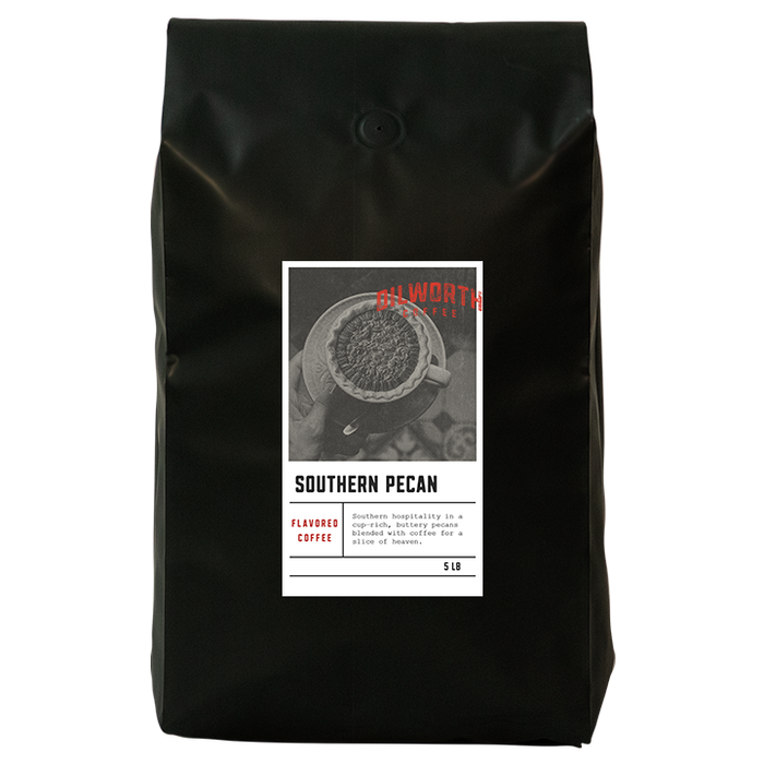 Dilworth Coffee Southern Pecan Flavored Coffee 5lb Bulk Bag