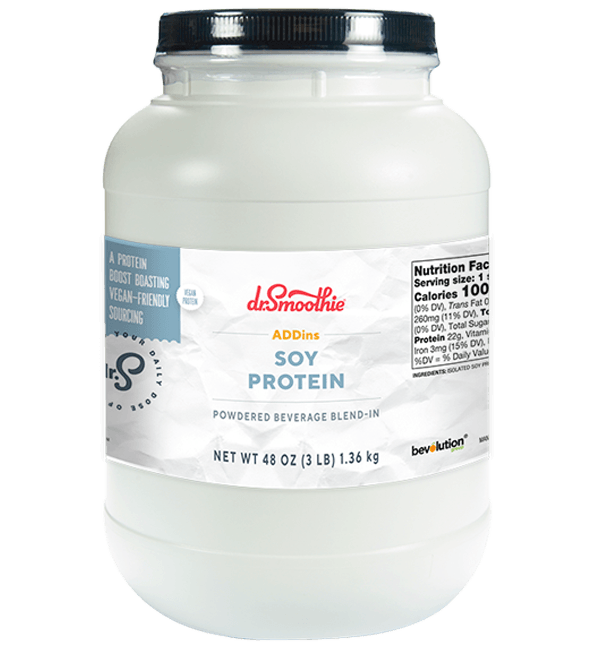 Dr. Smoothie Soy Vegan Protein Powder 3lb Jar