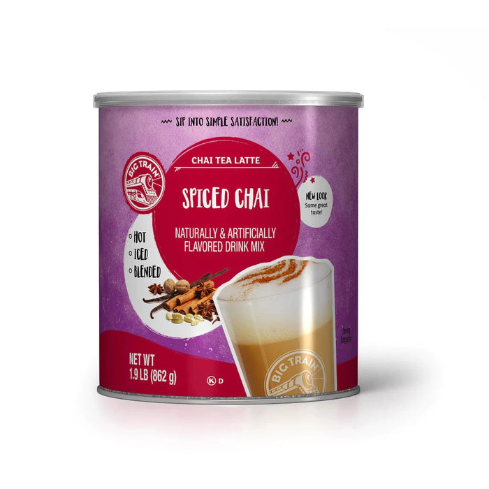 Big Train Spiced Chai Tea Latte Beverage Mix 1.9lb CAN