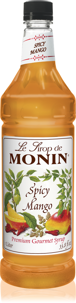 Monin Spicy Mango Flavoring Syrup 1L Plastic Bottle