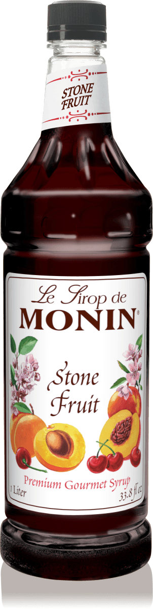 Monin Stone Fruit Flavoring Syrup 1L Plastic Bottle