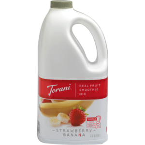 Torani Strawberry Banana Real Fruit Smoothie Mix 64oz Bottle