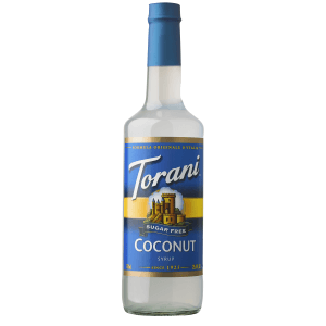 Torani Sugar Free Coconut Flavoring Syrup 750mL Plastic Bottle