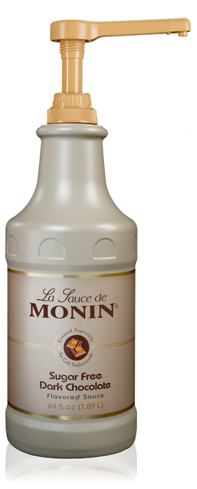 Monin Sugar Free Dark Chocolate Flavoring Sauce 64oz Bottle