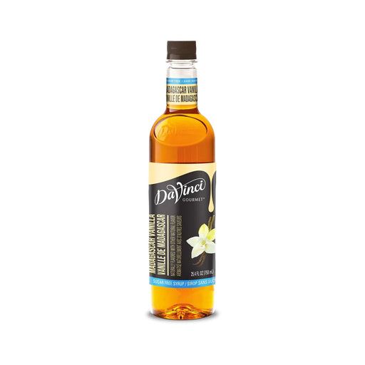 Davinci Sugar Free Madagascar Vanilla Flavoring Syrup 750mL Plastic Bottle